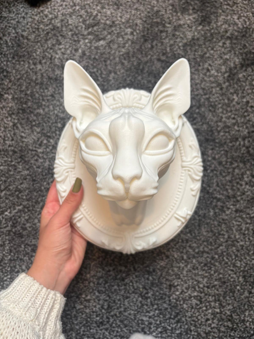 3D Cat Wall Sculpture