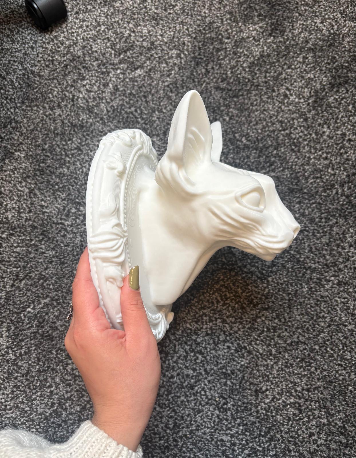 3D Cat Wall Sculpture