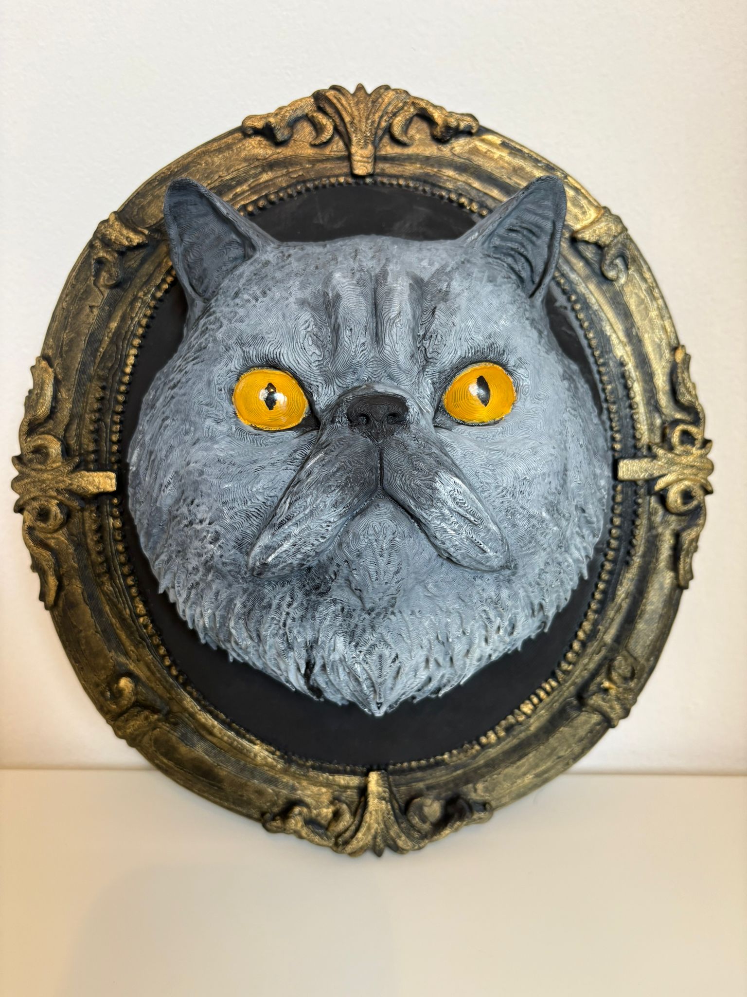 Personalised Cat Wall Sculpture
